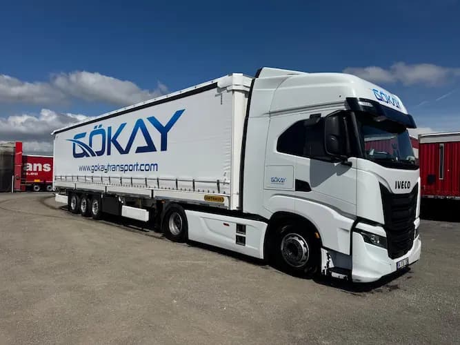 CMR-insured Gökay Transport truck